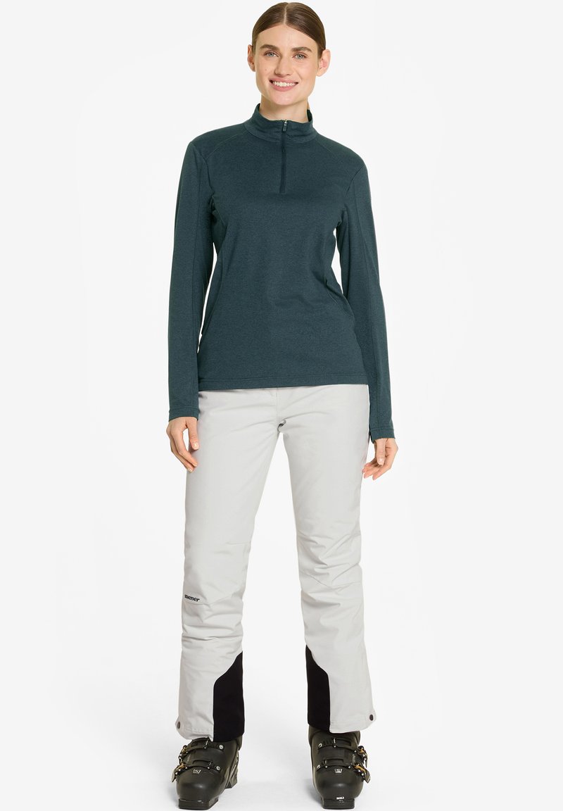 Ziener MIDLAYER JENITA - Langarmshirt - dark jungle