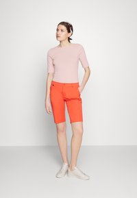 Lauren Ralph Lauren STRETCH COTTON BOATNECK TEE - T-shirt básica - pale pink