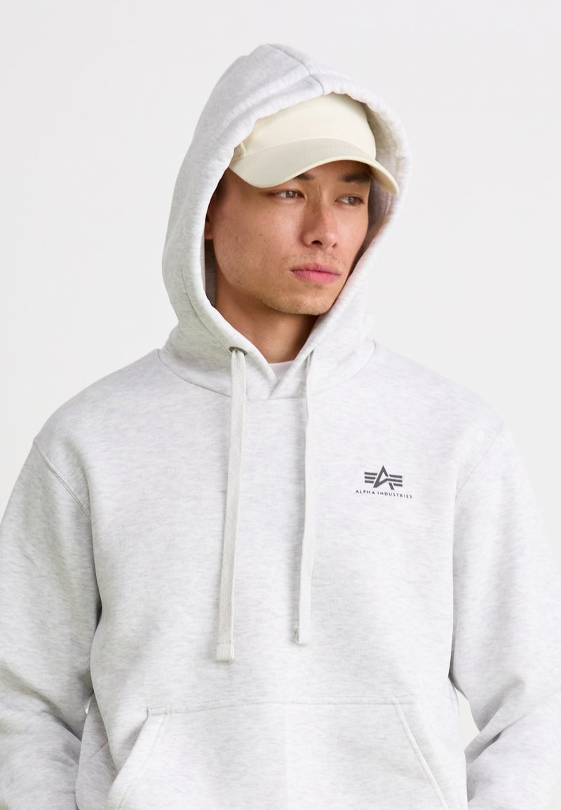 Alpha Industries BACK HOODY - Sweat zippé - white/blanc