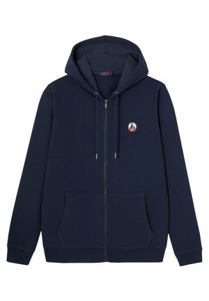 MEXICO - Felpa con zip - bleu