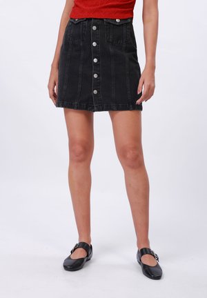 Falda vaquera - washed black