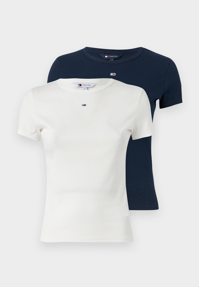 Tommy Jeans T-shirt print donkerblauw