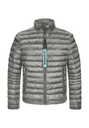 MSCAVALLINO - Lederjacke - silber