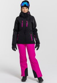 Swedemount - CERVINIA - Laskettelutakki - black  fresh pink Pienoiskuva 1