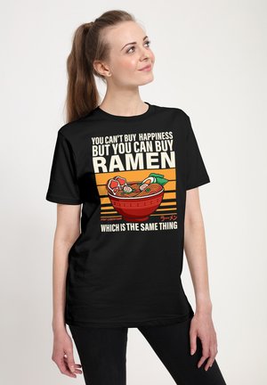T-shirt print - black