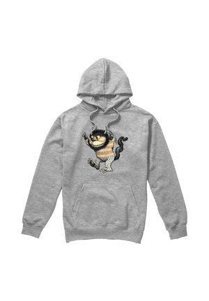 Cotton Soul, WHERE THE WILD THINGS ARE/CAROL - Hoodie - mottled light grey