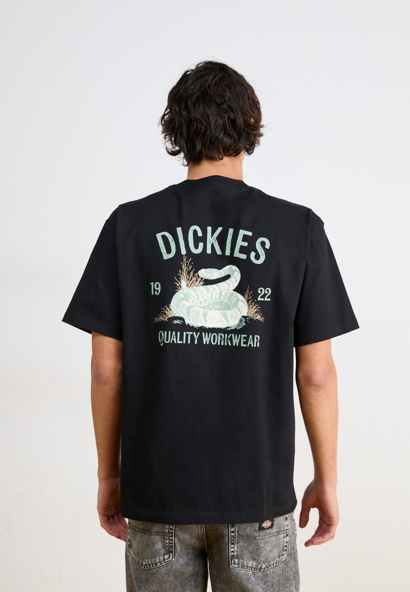Dickies - SNAKE TEE - Print T-shirt - black, Enlarge