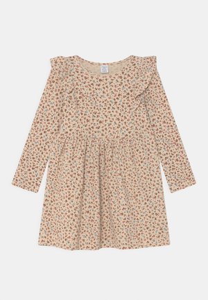 DRESS FLOWER - Jerseyklänning - light beige