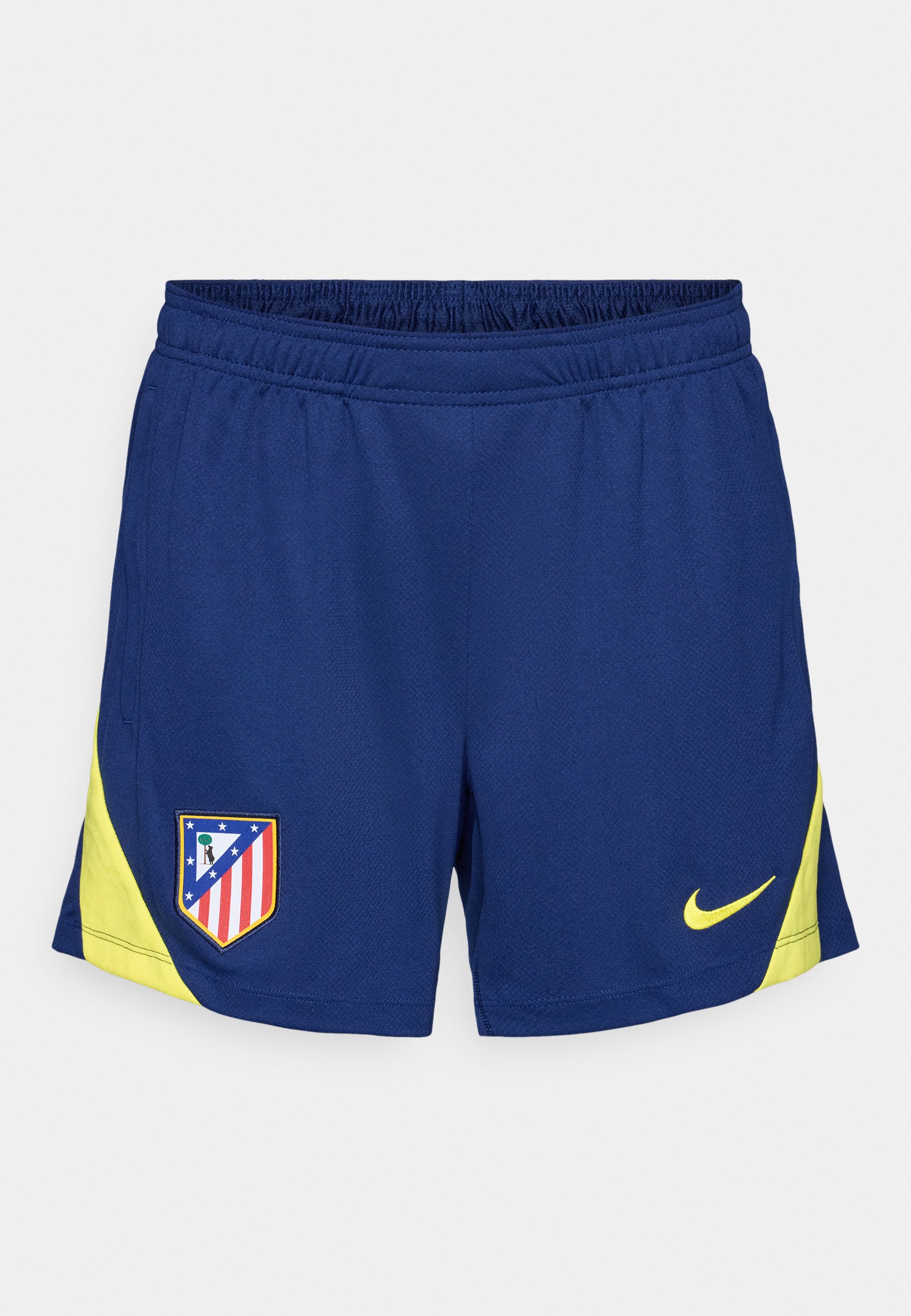 navy blue and yellow nike shorts