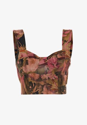 adL, Top - printed khaki