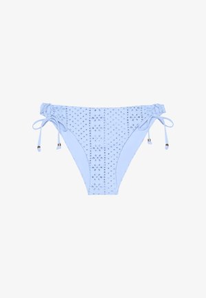 Yamamay, SANGALLO - BIKINI BOTTOM - Braguita de bikini - light blue embroidered