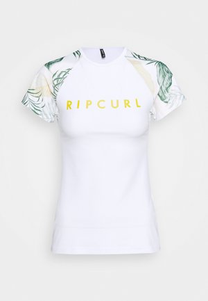 COASTAL PALMS - Rash vest - white