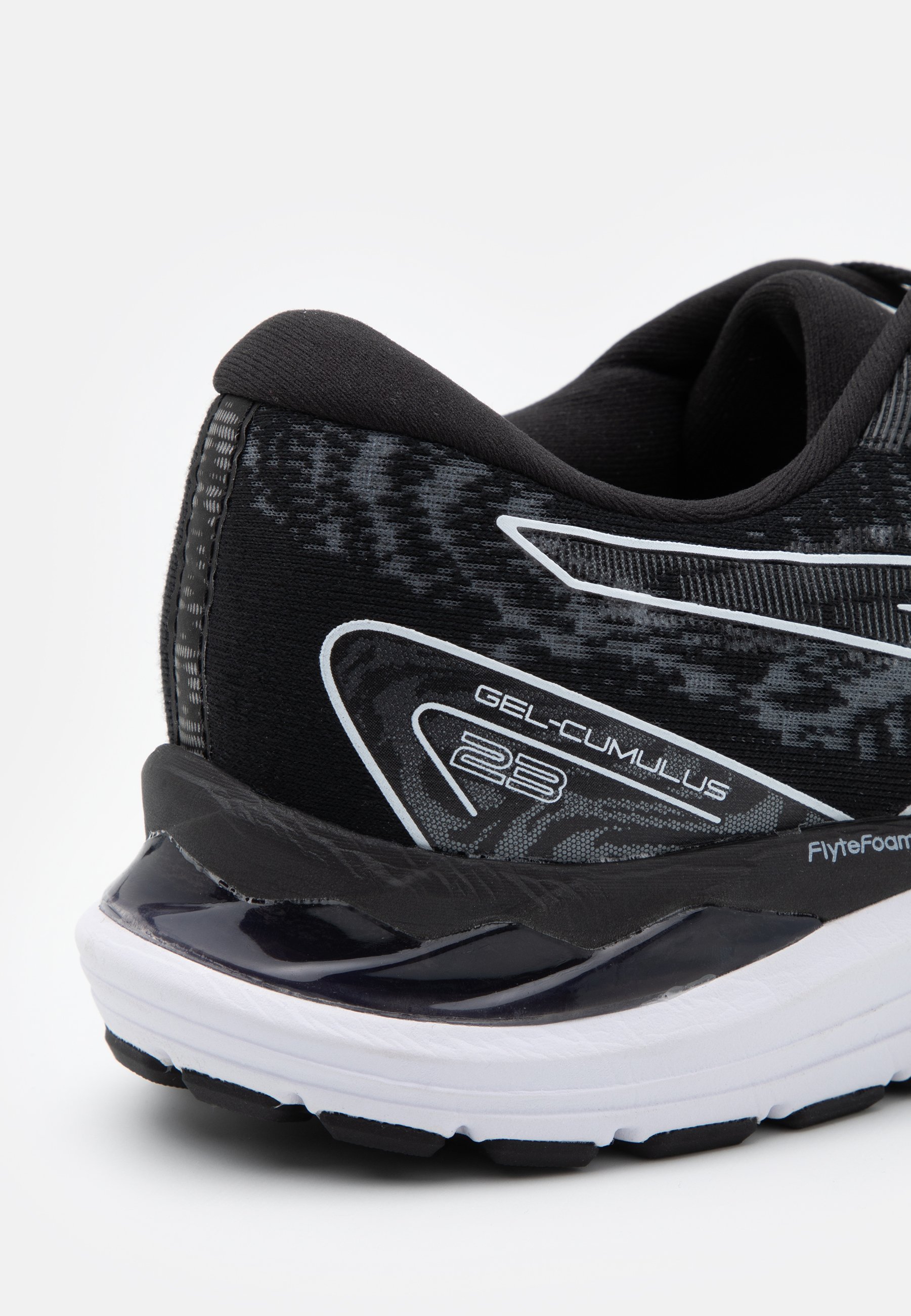ASICS GEL CUMULUS 23 - Hardloopschoenen neutraal - black/white/zwart -  Zalando.nl