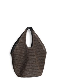 MAXI CROCHET - Shopping Bag - dark espresso