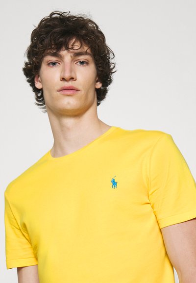 Polo Ralph Lauren CUSTOM SLIM FIT JERSEY CREWNECK T-SHIRT - T-shirt básica - yellowfin