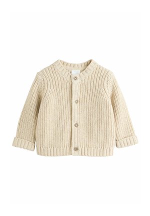 Next, CHUNKY EMBROIDED - Cardigan - neutral