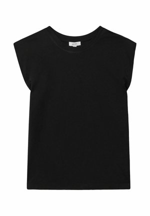 Reiss REGULAR FIT - MORGAN SLEEVE - T-shirt basic - black