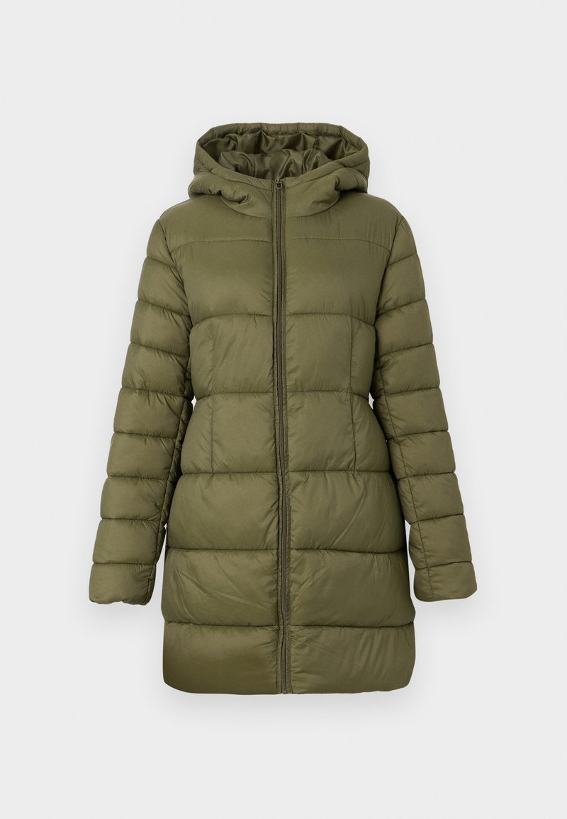 JDY Wintermantel groen