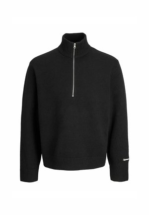 Stickad tröja - black