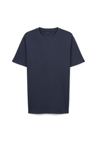 GIROCOLLO  - T-shirt basic - grigio antracite