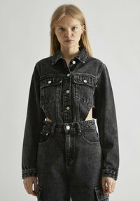 Glamorous BUTTON FRONT - Tuta jumpsuit - black stonewash