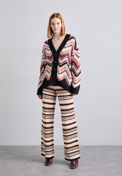 Missoni TROUSERS - Kelnės - coffee/multicolor