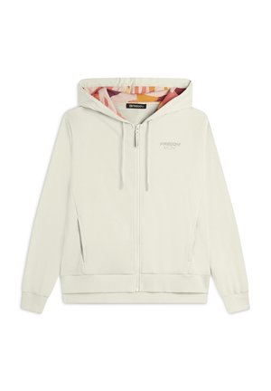 Sudadera con cremallera - cream zebraanimaliermulticolor