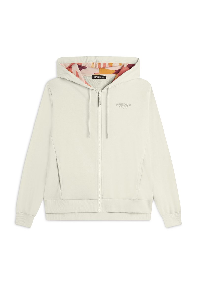 Freddy Sudadera con cremallera - cream zebraanimaliermulticolor