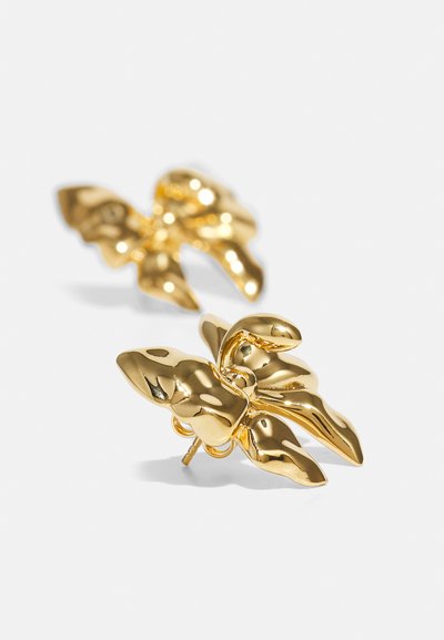 HUGO KREIT BOW EARRINGS - Fülbevalók - gold-coloured