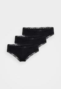 ONLTRACY CUT CHEEKY BRIEF 3 PACK - Kratke gaće - black