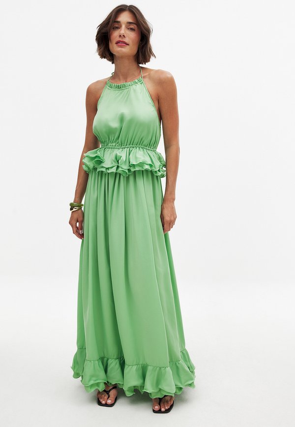 FLOUNCE WAIST HALTERNECK  - Maxikleid