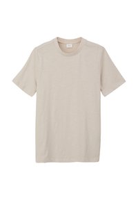 s.Oliver T-Shirt print - helles beige
