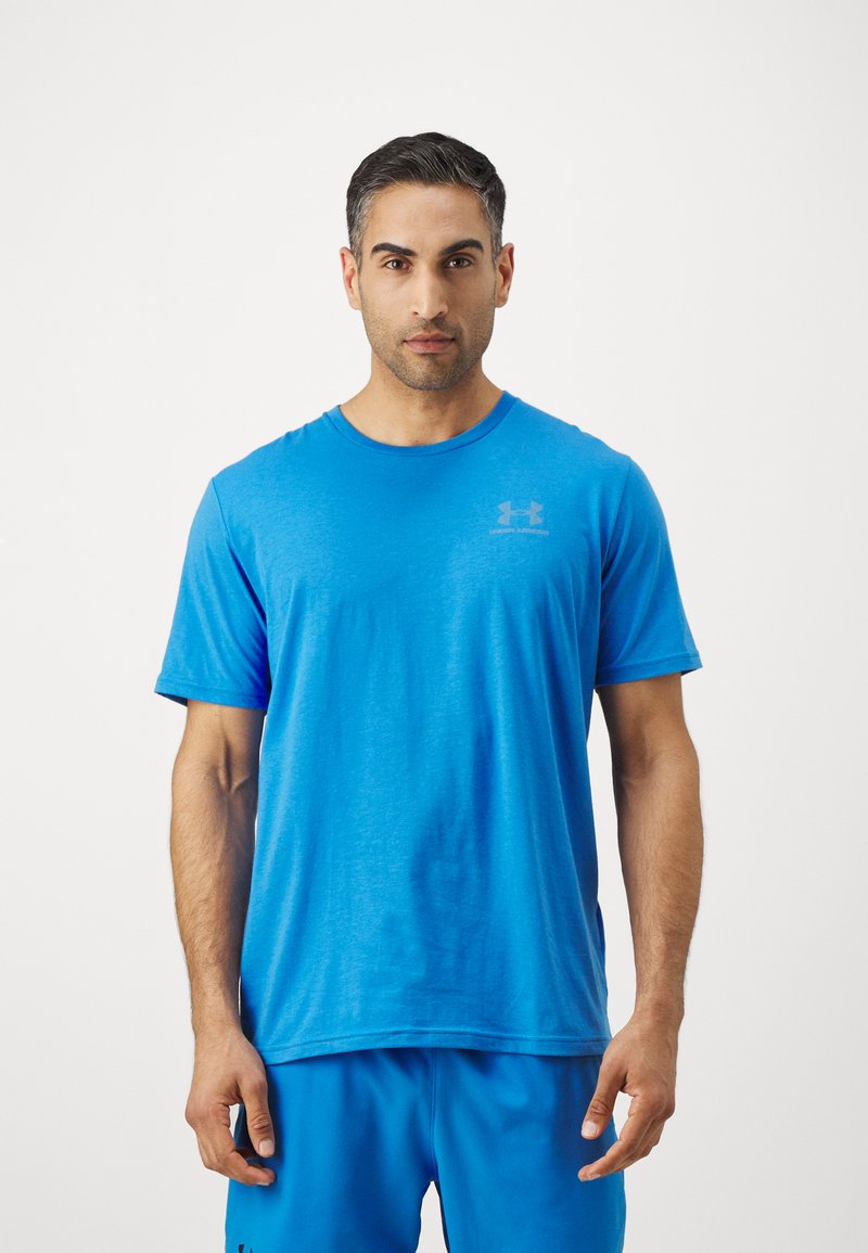 Under Armour LEFT CHEST LOGO - Print T-shirt - blue atlantis/blue calm