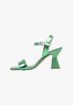 Sandra Fontán PALIA - Sandales à talons hauts - green