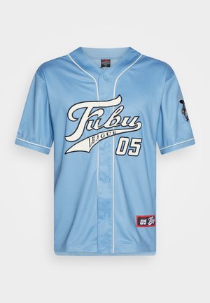 FUBU VARSITY BASEBALL UNISEX - Kardigan - blue/off white