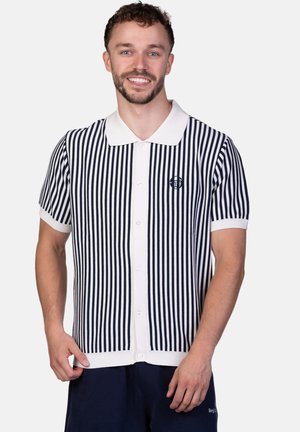 ABRAMO - Shirt - pearled ivory maritime blue