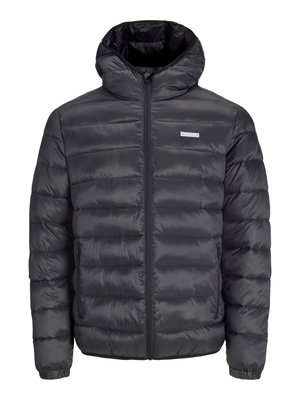 Jack & Jones JJVINCENT PUFFER HOOD - Lett jakke - dark grey