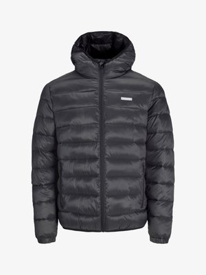 Jack & Jones JJVINCENT PUFFER HOOD - Lengva striukė - dark grey