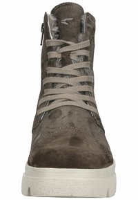 Think! Bottines à plateau - bark kombi