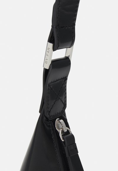 BY FAR AMBER SEMI PATENT - Handbag - black