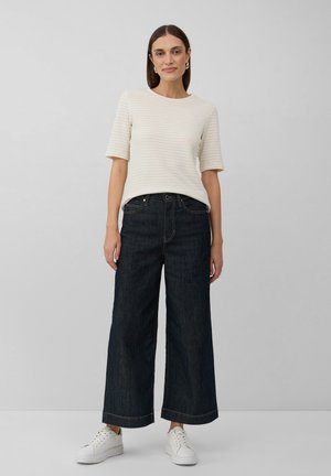 HIGH RISE WIDE RINSE WASHED - Flared Jeans - blau