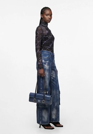 Karl Lagerfeld Jeans, KLJ K LOGO EW SHOULDERBAG DNM - Käekott - washed mid blue