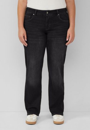 Straight leg jeans - schwarz