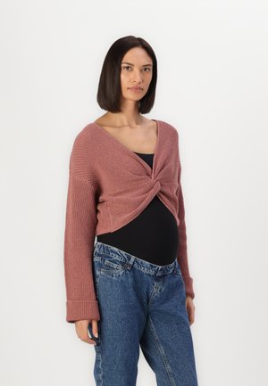 MLSVALA CROP - Strikkegenser - nostalgia rose