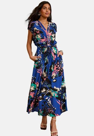 Love & Roses REGULAR FIT - CONTRAST PRINTED - Maxi šaty - blue orange