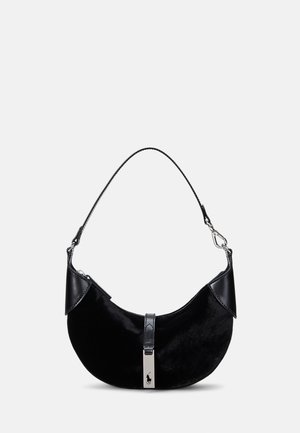 POLO ID VELVET LEATHER MINI SHOULDER BAG - Handtasche - black
