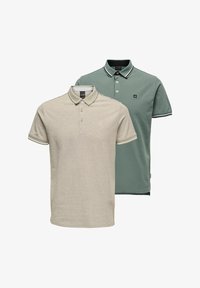 Niet geselecteerd, beige grün