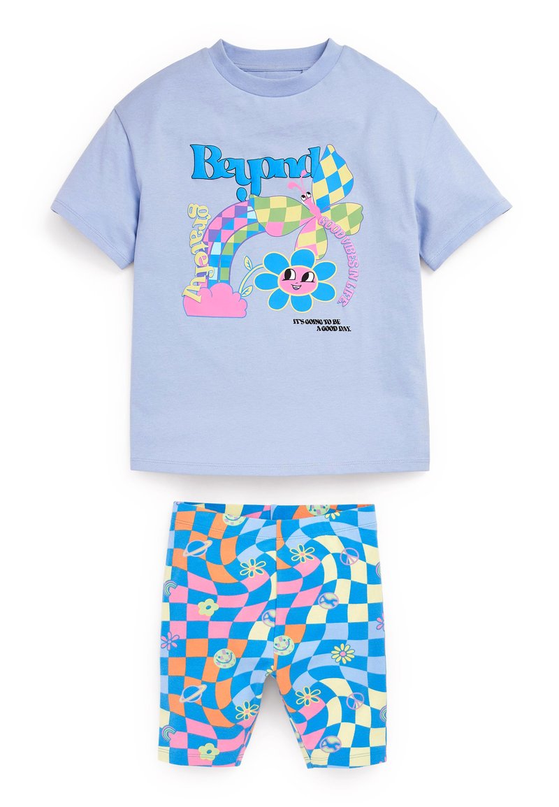 Next T-shirt print blauw