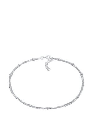 DOUBBLE CHAIN BASIC GEO - Anklet - silberfarben