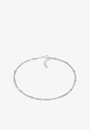 DOUBBLE CHAIN BASIC GEO - Kojos grandinėlė - silberfarben